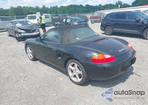 2002 Porsche Boxster S from USA, damaged, VIN WP0CB29842U663272